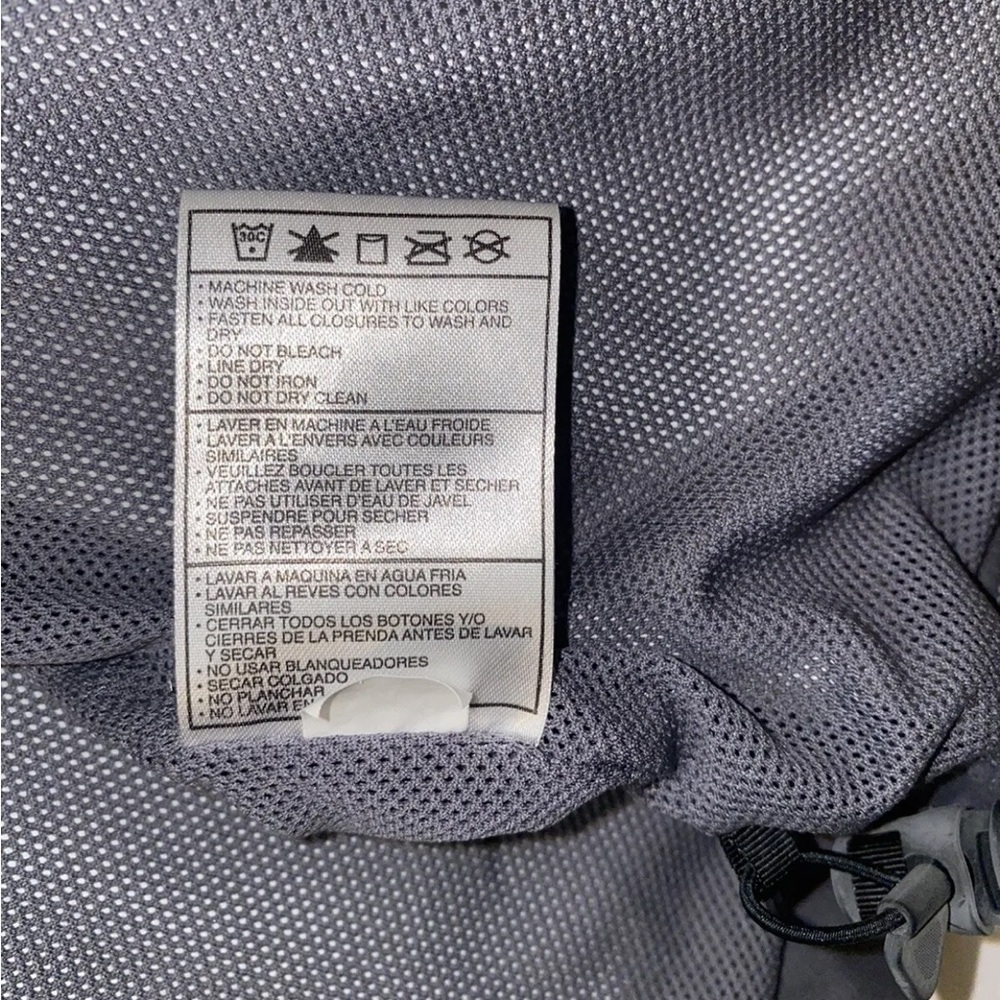 NIKE GOLF Size X-Large Zip Up Mens Storm Fit Windbreaker Jacket Gray W/Yellow - Picture 5 of 11